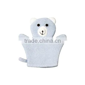Baby Bath Sponge Kids Shower Mitt Glove - Bear Design thumbnail-1