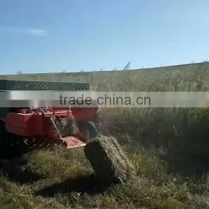 Grass Mower With Swather and Rectangular Baler thumbnail-1