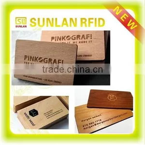Engrave Wooden Business Card With Factory Price thumbnail-1