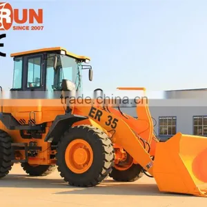 3 Ton Everun Construction Machinery ER35 Wheel Loader With 4 in 1 Bucket thumbnail-3