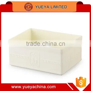 Elegant Embossed Jewelry Storage Case Desktop Stuff Organizer -white S Size thumbnail-1