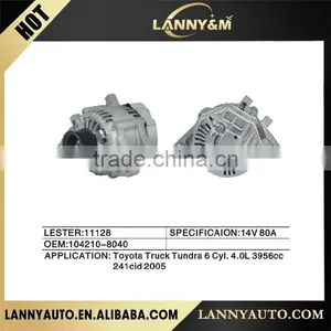 104210-8040 Auto Parts 14V 80A Alternator for Toyota LESTER:11128 thumbnail-1