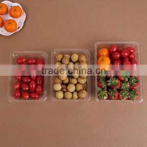 1000ml Rectangular Disposable Clear Fruit Container thumbnail-6