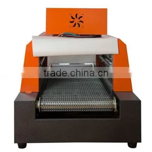 400*300mm Small PVC/PP/POF Film Net Belt Thermal Shrink Packaging Machine thumbnail-2