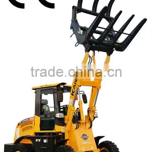 Farm Machinery 4WD Hydraulic ZL15F Mini Loader With Joystick/pallet Fork / Snow Pin thumbnail-1