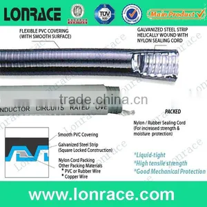 uv Resistant White Pvc Flexible Conduit thumbnail-1