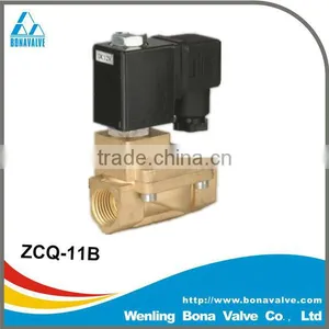 BONA Valve ZCQ-11B 1/2" 3/4" 1" 1 1/2" 2" Pilot Guide Fuel Stop Brass Solenoid Valve(ZCQ-11B) thumbnail-1