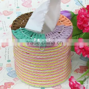 Wholesale Round Paper Tissue Box thumbnail-1