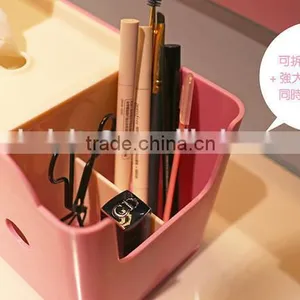 CY059 Multi-functional 4 Colors Tissue Box Cute Bear Paper Holder With Storage Grid thumbnail-3