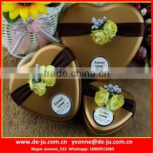 Wedding Box Heart Shaped Candy Tins thumbnail-1