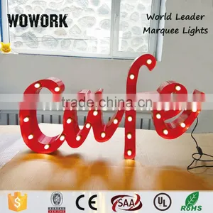 Waterproof Funfair Customised Metal LED Sign Decorative Advertising Backdrop Lamp thumbnail-6