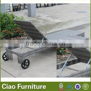 New Style Garden Rattan Chaise Sun Lounge Set thumbnail-3