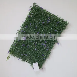 Artificial Lavender Hedge Artificial Plant Hedge Fake Bush Mat thumbnail-1