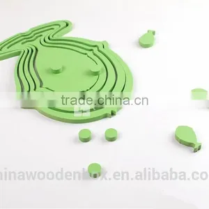 Special Custom Fish Shape Wooden Wall Stickers thumbnail-1