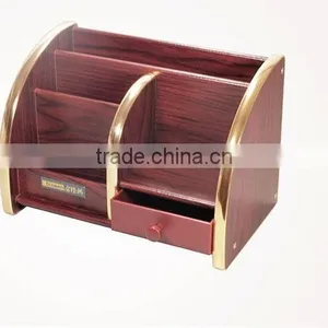 High Quality Handmade Multi-functional Wooden Pen Container thumbnail-3
