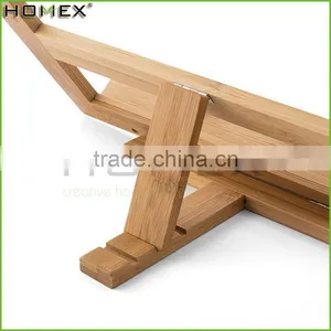 Bamboo Reading Rest Cookbook Cook Book Holder Rack Stand Homex-BSCI thumbnail-4