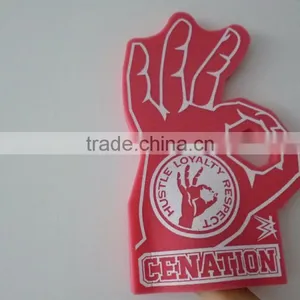 Green Sponge Foam Hand Gloves thumbnail-5
