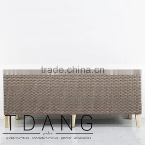 Venice Wicker Bench - Outdoor Patio Furniture - Vietnam Poly Rattan thumbnail-3