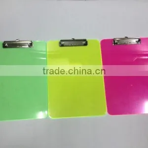 Plastic Translucence Colorful Clipboard,student Writing Clipboard thumbnail-1