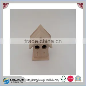 Houses Cage, Carrier & House Type and Eco-Friendly Feature Wooden Decorated Bird House thumbnail-3