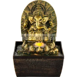Indoor Tabletop Ganesha Buddhism Water Fountain thumbnail-1
