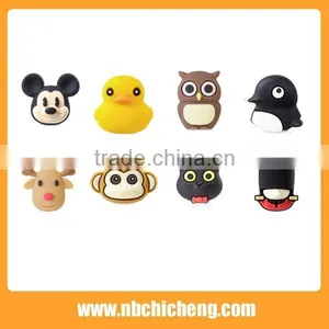 PVC Cartoon Anti Dust Plug Hot Selling Mobile Phone Accessories Phone Dust Plug thumbnail-2