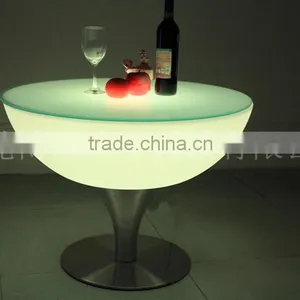 Modern Design Carly Salon and Party Used Shining Decorative LED Round Cocktail Table thumbnail-5