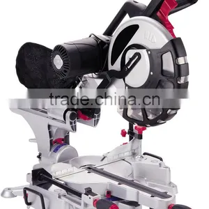 305mm 12" 2000W Wood Cutting Electric Double Bevel Sliding Miter Saw With Twin Laser GW8038H thumbnail-1