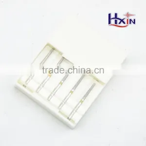 5pcs/set High Quality Electroplated Diamond Bur for Teeth / Mini Diamond Dental Drill thumbnail-1
