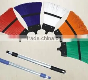 PAHS Telescopic PP Garden Brush Broom ,BSCI Professional Out Door Sweep Brush, Yard Broom Brush Manufacturing thumbnail-3