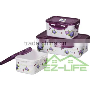 BPA Free Microwave Safe Plastic Food Storage Containers thumbnail-2
