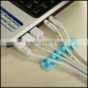 Wire Cord Plastic Cable Tidy Holder Drop Clip Organizer Line Fixer Winder,custom Plastic Cable Holder Clips Manfuacturer thumbnail-3