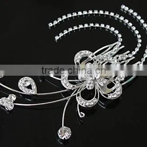 Fancy Wedding Hair Combs With Luxury Hair Comb Trendy Wholesale Metal Hair Combs H172-203 thumbnail-1