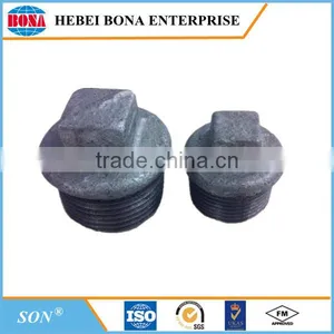 ISO Certified Malleable Cast Iron Pipe Fitting Plug thumbnail-1
