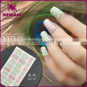 Watertransfer Full Cover Customzied Nail Wrap Sticker thumbnail-1
