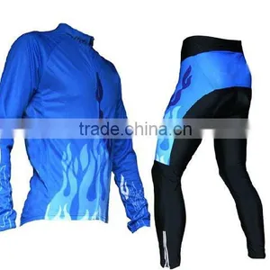 Customized Fashion Blue Cycling Wear Cycling Tshirt thumbnail-1