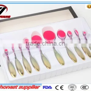 2017 Shuoyang New Design Fish Scale Mermaid Makeup Brushes Colorful Makeup Brushes thumbnail-4