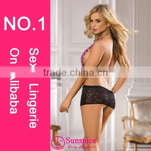 2015 High Quality Hot Sales Seduction Lingerie Sexy Sleep Lingerie Sexy Micro Teddy Lingerie thumbnail-2