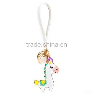 New Stylish Cartoon Wristband Keychain,cute Ladies Car Key Holders,horse Bag Jewelry Dangles thumbnail-5