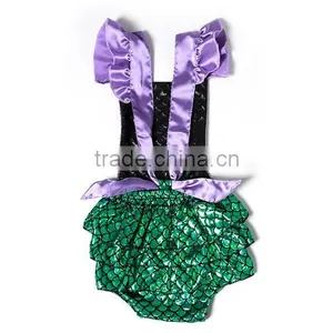 Fashion New Romper Children Colthes Mermaid Baby Girls Romper thumbnail-2