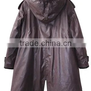2014 Newest Ladies Elegant Ladies Long Coat Woman Black Cashmere Coat for Winter thumbnail-3
