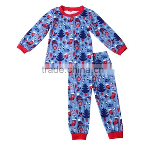 Hot Sale Children Boutique Clothing Printed Kids Pajamas Children Pajamas Fall &winter Kids Outfits thumbnail-6