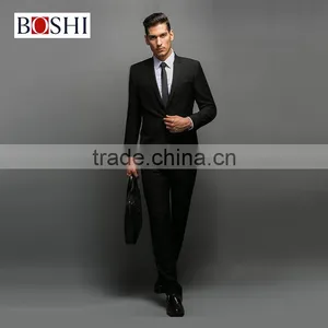 Bespoke China Men Suit Factory For Mens Men Navy Blue Slim Cut Business Suit thumbnail-3