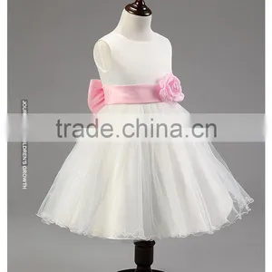 Bestdress Kids Baby Girls Toddler Princess Pageant Party Tutu Lace Bow Flower Floral Dress thumbnail-2