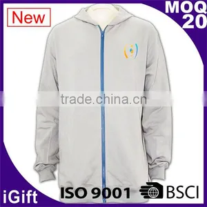 Oeko-Tex Standard 100 Cotton Fleece Men Thin Gym Hoodie thumbnail-6