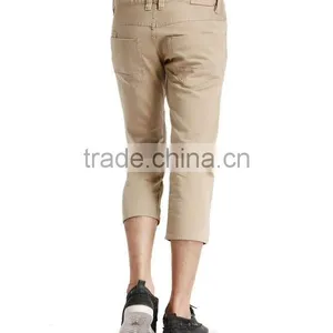 Wholesale Cheap New Style Hot Sale OEM Service Men Khaki Capri Jogger Pants thumbnail-4