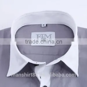 100% Cotton Contrast Color Dress Shirts thumbnail-2