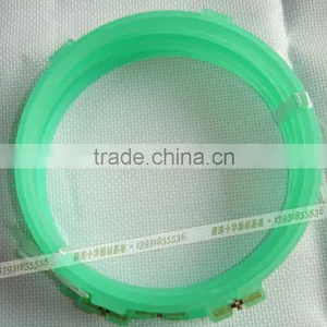 Purple China Tambour Colorful Embroidery Frames Plastic Hoops Frosted Embroidery Hoop Craft Hoops Cross Stitch 15cm 21cm thumbnail-2