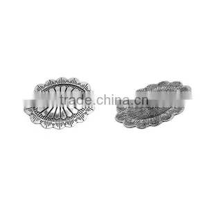 Oval Antique Silver Zinc Based Alloy & Resin Metal Sewing Buttons thumbnail-3