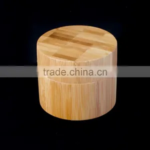 New Empty Bamboo Cosmetic Cream Jar thumbnail-1